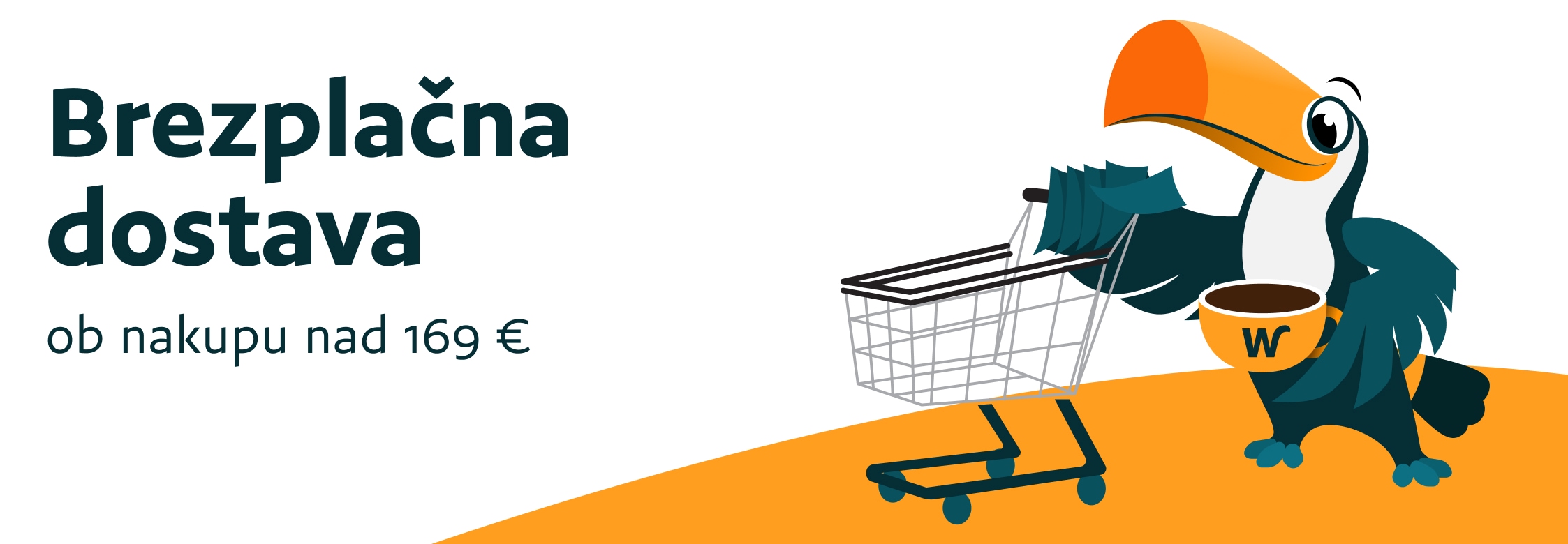 Brezplačna dostava ob nakupu nad 169 €